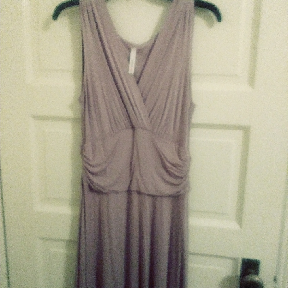 Jersey Dress with skirt slip